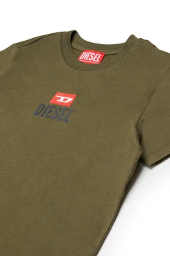 DIESEL Set t-shirt e bermuda in jersey con logo D | Bambino Tute | Tute