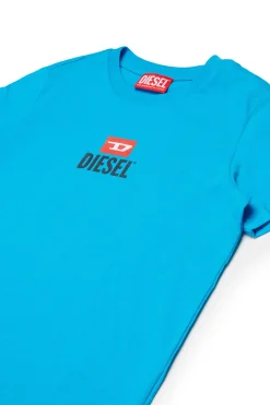 DIESEL Set t-shirt e bermuda in jersey con logo D | Bambino Tute | Tute