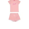 DIESEL Set t-shirt e shorts in jersey con logo | Tute