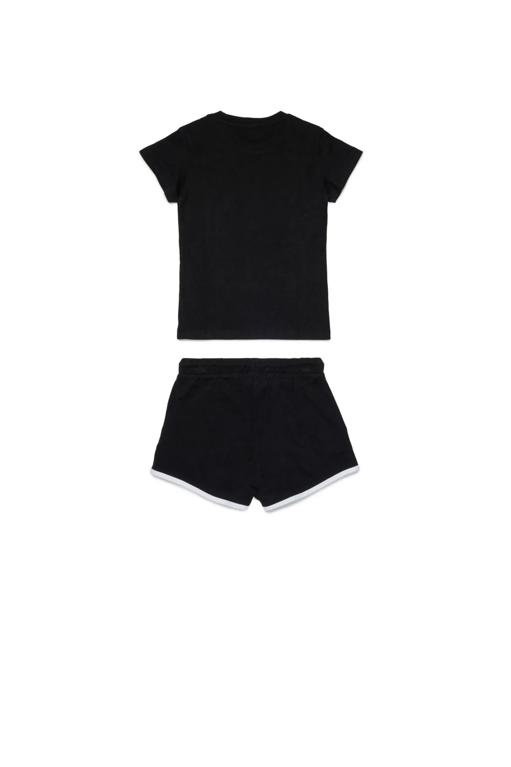 DIESEL Set t-shirt e shorts in jersey con logo | Tute
