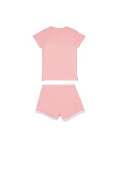 DIESEL Set t-shirt e shorts in jersey con logo | Tute