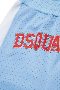 DSQUARED2 Shorts basket con Canadian Leaf | Bambino Shorts | Activewear
