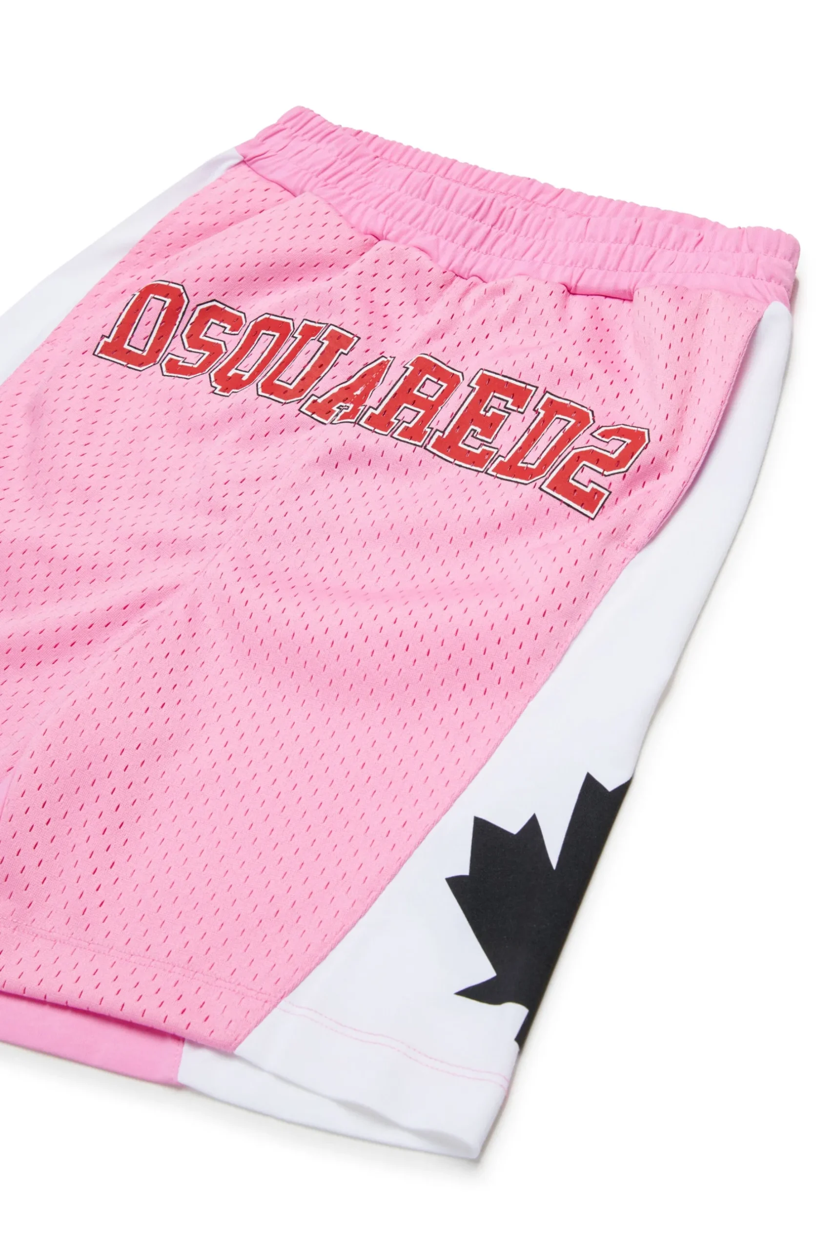 DSQUARED2 Shorts basket con Canadian Leaf | Bambino Shorts | Activewear