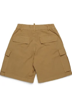 DSQUARED2 Shorts cargo in cotone ripstop | Bambino Shorts