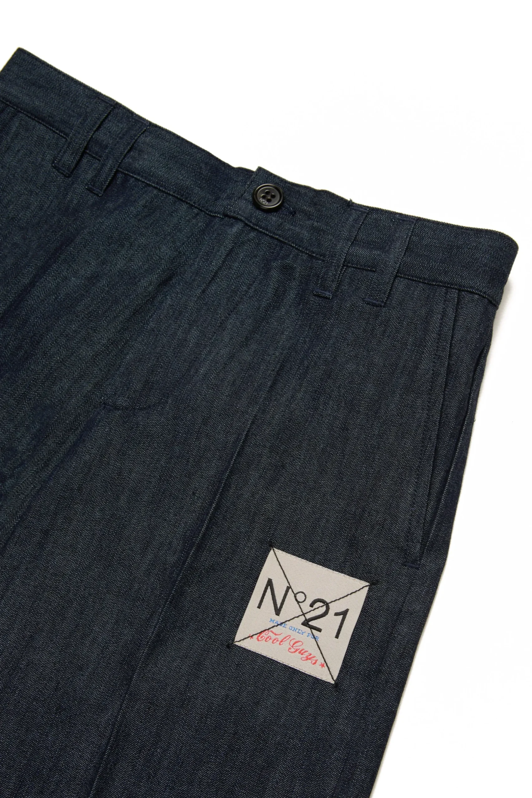 N°21 Shorts college in denim chambray | Bambino Shorts