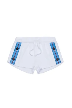DSQUARED2 Shorts in ciniglia con nastro logato | Bambino Shorts | Swimwear