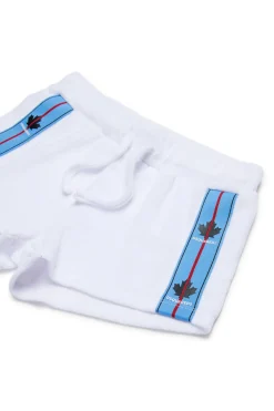 DSQUARED2 Shorts in ciniglia con nastro logato | Bambino Shorts | Swimwear