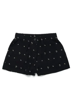 N°21 Shorts in crêpe allover Palms | Shorts