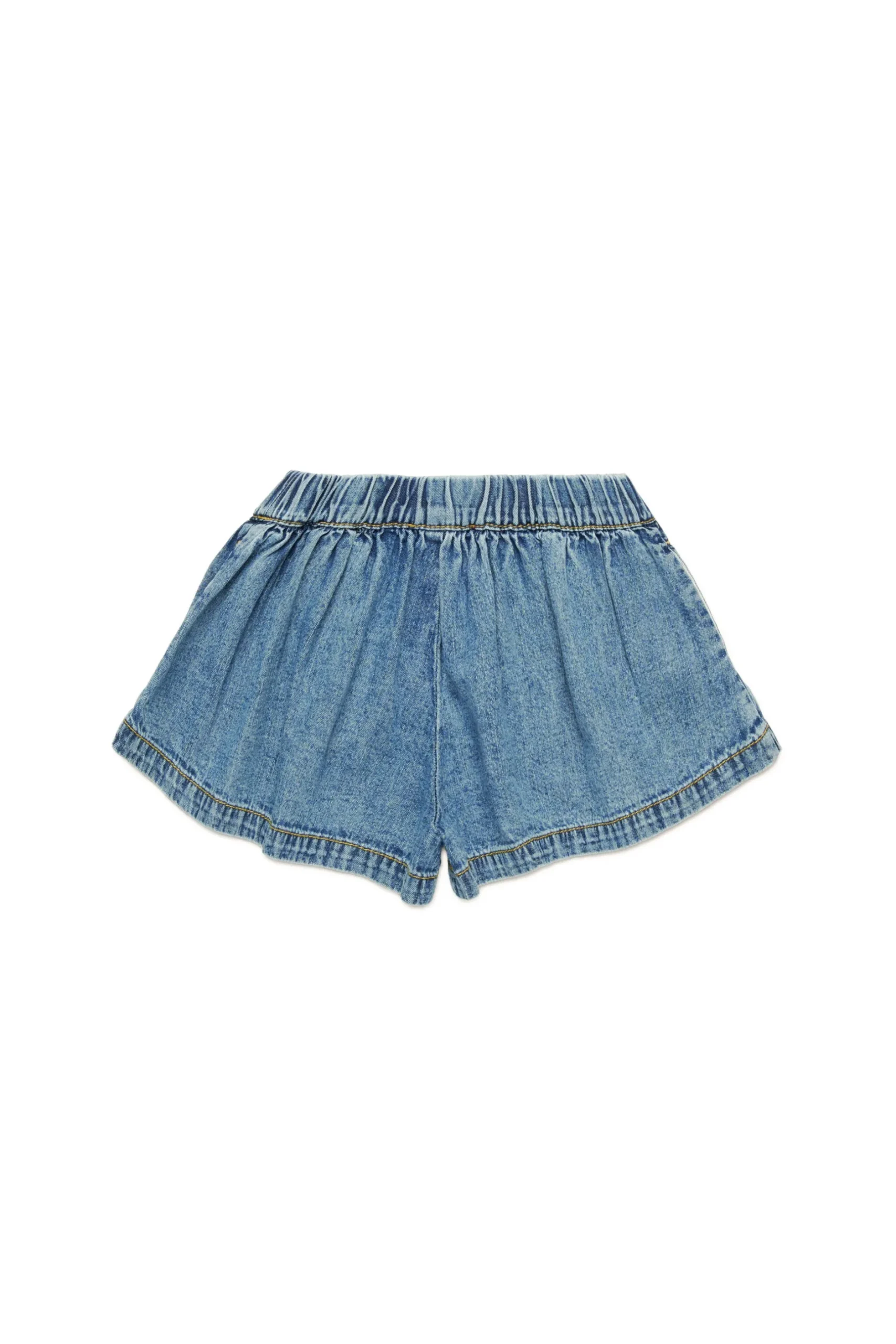 DIESEL Shorts in denim chiaro con logo Oval D | Bambino Denim-Mania | Denim-Mania