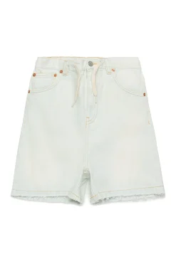 MM6 MAISON MARGIELA Shorts in denim chiaro effetto vissuto | Bambino Shorts | Denim-Mania