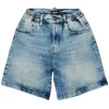 DSQUARED2 Shorts in denim effetto marmorizzato | Bambino Denim-Mania | Denim-Mania