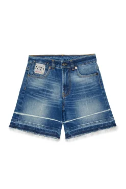 N°21 Shorts in denim effetto vissuto | Bambino Shorts | Shorts
