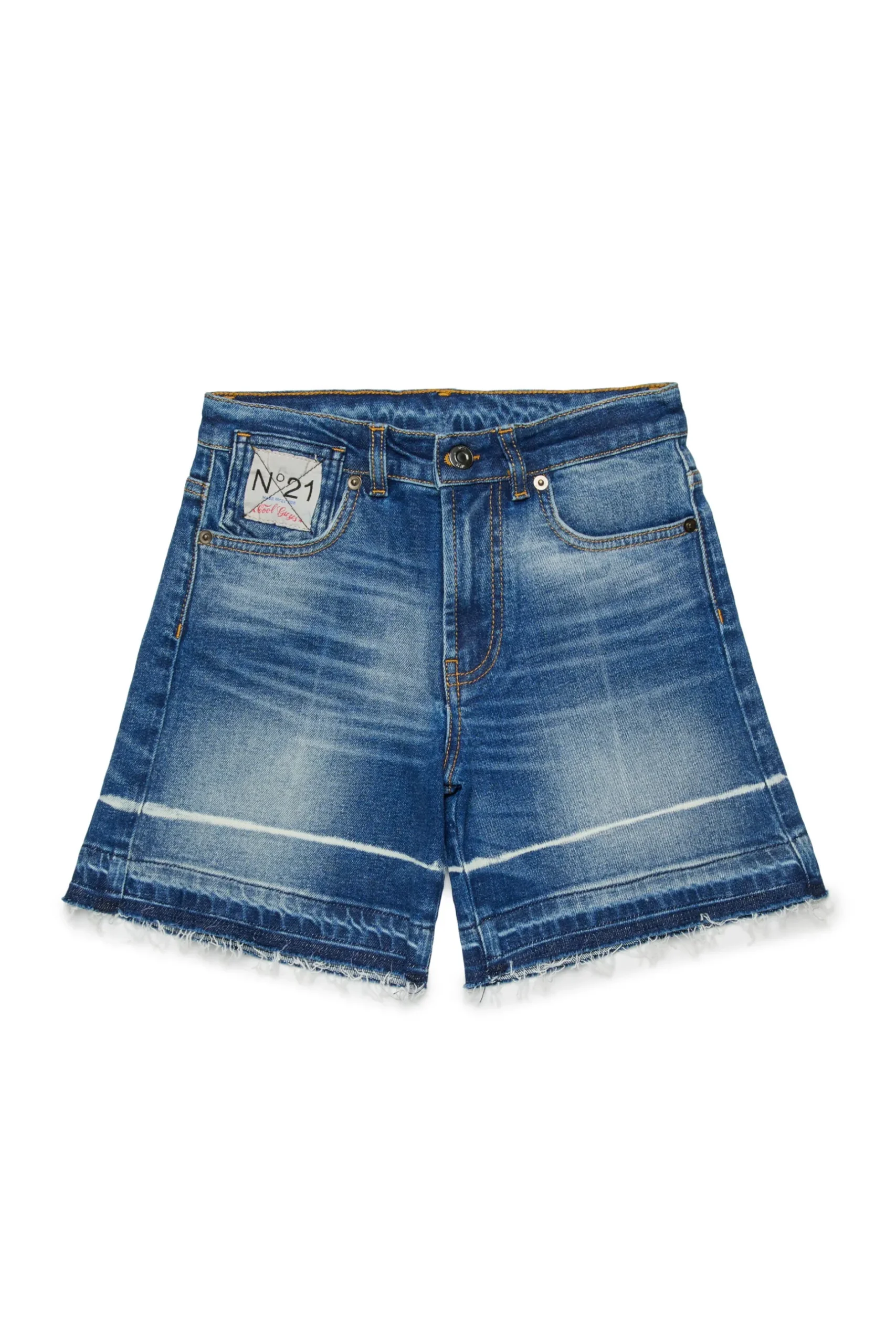 N°21 Shorts in denim effetto vissuto | Bambino Shorts | Shorts