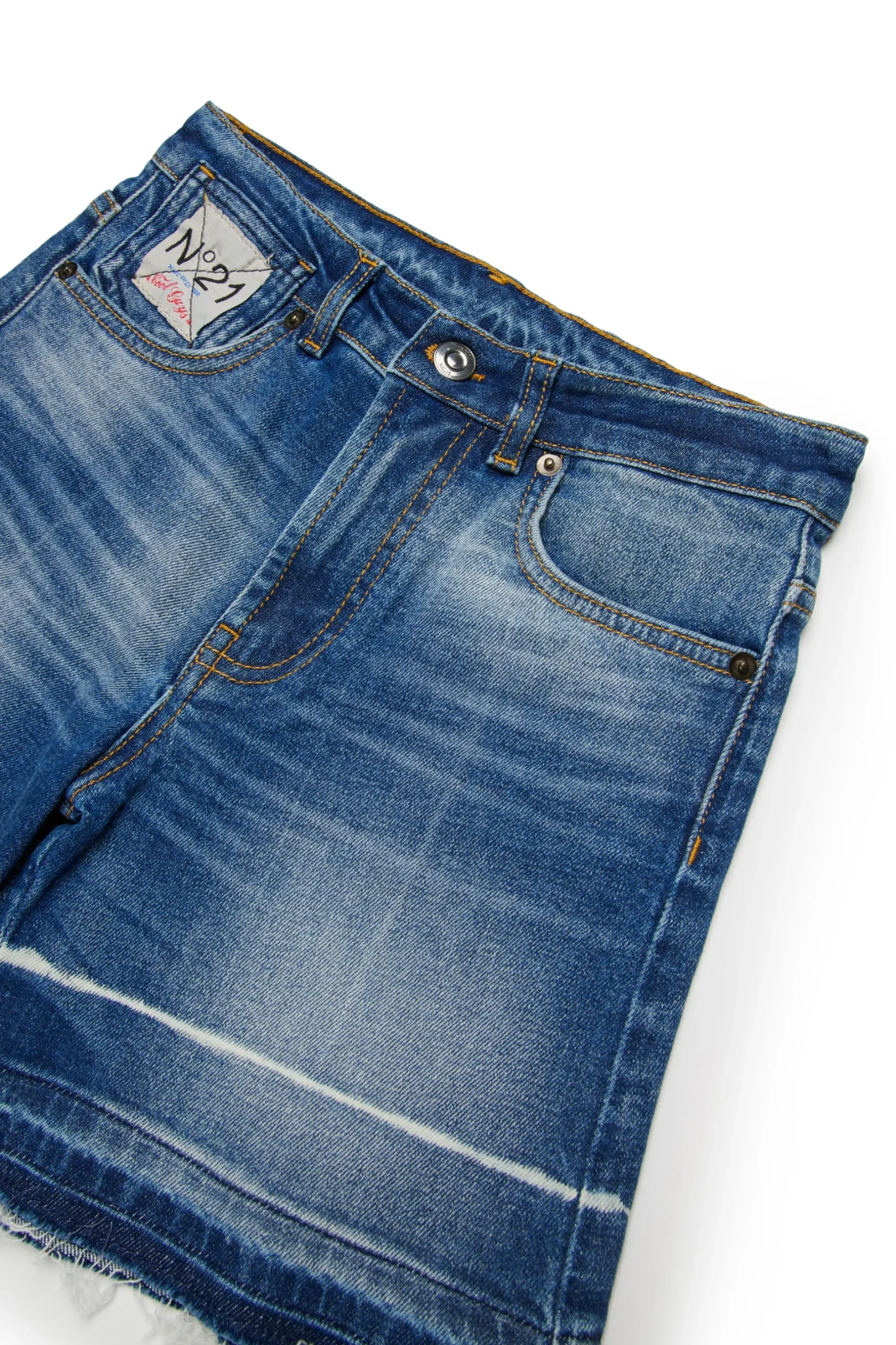 N°21 Shorts in denim effetto vissuto | Bambino Shorts | Shorts