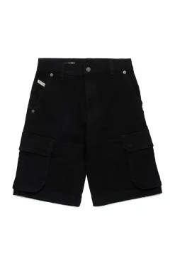 DIESEL Shorts in denim nero | Bambino Denim-Mania | Denim-Mania