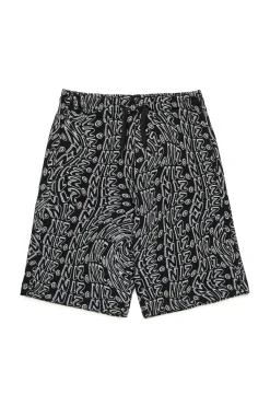 N°21 Shorts in felpa allover Glitch | Bambino Shorts