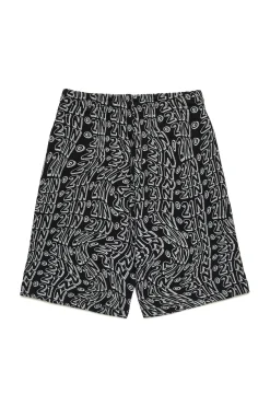 N°21 Shorts in felpa allover Glitch | Bambino Shorts