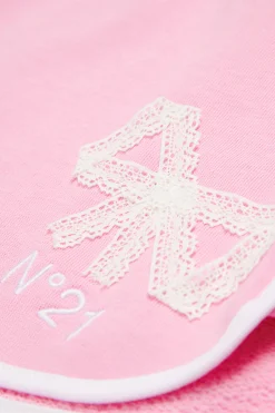 N°21 Shorts in felpa con fiocchi in pizzo | Bambino Shorts | Activewear