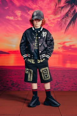 DIESEL Shorts in felpa con grafica college | Bambino Activewear | Activewear