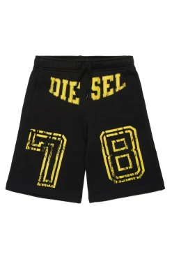 DIESEL Shorts in felpa con grafica college | Bambino Activewear | Activewear