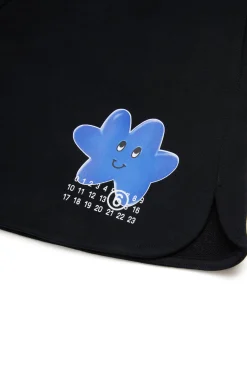 MM6 MAISON MARGIELA Shorts in felpa con grafica Happy Star | Bambino Shorts | Activewear