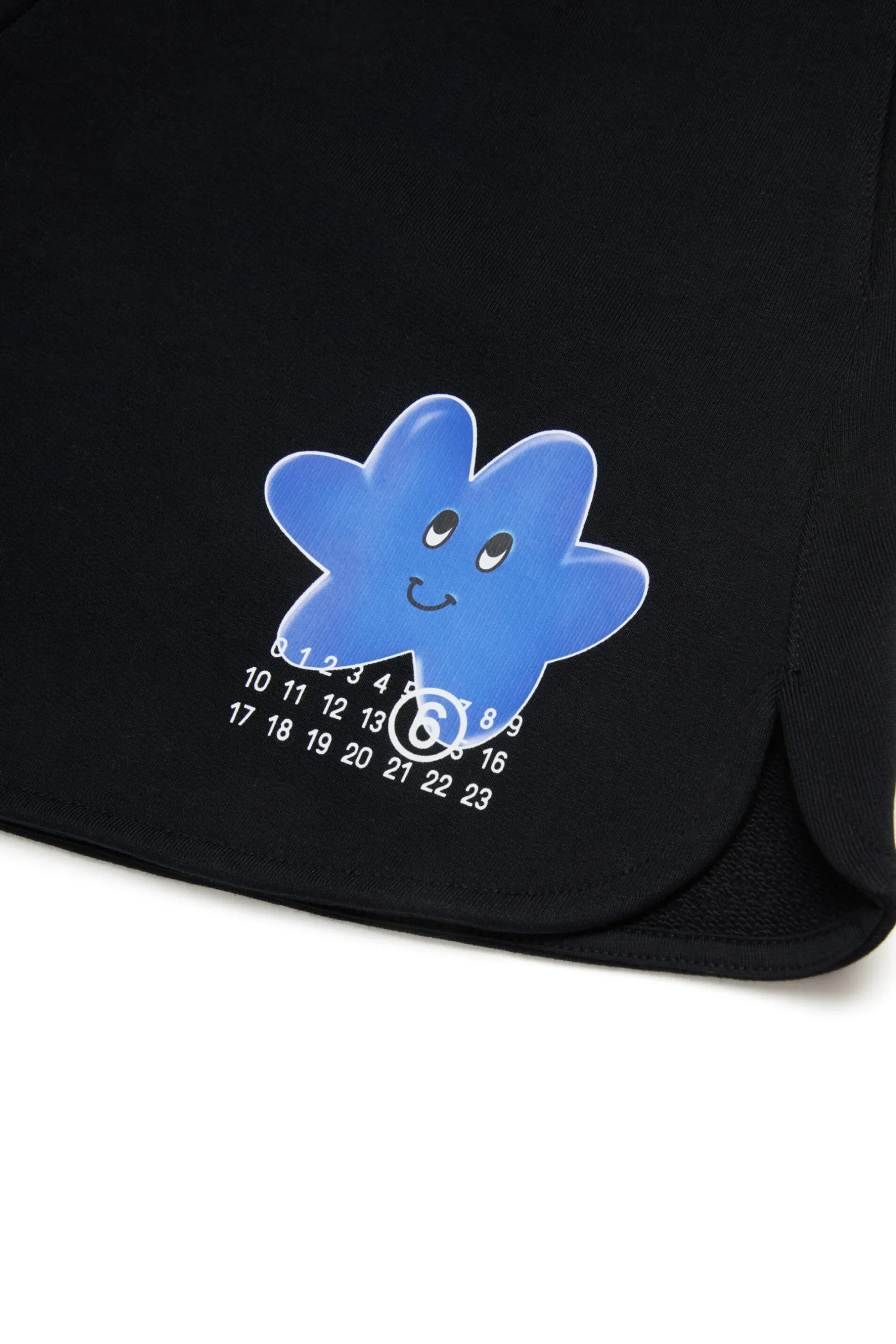 MM6 MAISON MARGIELA Shorts in felpa con grafica Happy Star | Bambino Shorts | Activewear