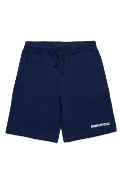 DSQUARED2 Shorts in felpa con logo | Bambino Activewear | Activewear