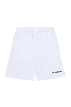 DSQUARED2 Shorts in felpa con logo | Bambino Shorts | Activewear