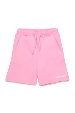 DSQUARED2 Shorts in felpa con logo | Bambino Shorts | Activewear