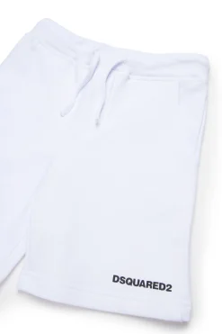 DSQUARED2 Shorts in felpa con logo | Bambino Shorts | Activewear