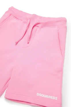 DSQUARED2 Shorts in felpa con logo | Bambino Shorts | Activewear