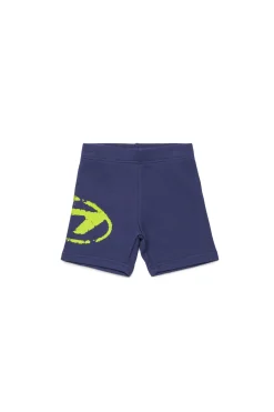 DIESEL Shorts in felpa con logo Oval D effetto used | Bambino Oval D By Diesel | Oval D By Diesel