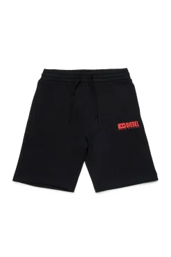 DIESEL Shorts in felpa con logo degradé | Bambino Activewear | Activewear