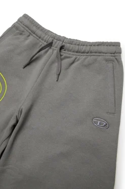 DIESEL Shorts in felpa con maxi logo Oval D | Bambino Oval D By Diesel | Oval D By Diesel