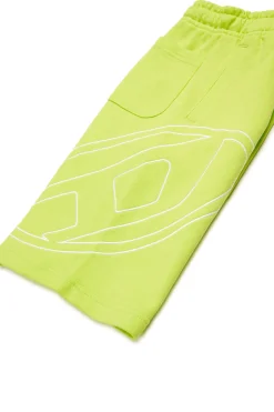 DIESEL Shorts in felpa con maxi logo Oval D | Bambino Oval D By Diesel | Oval D By Diesel