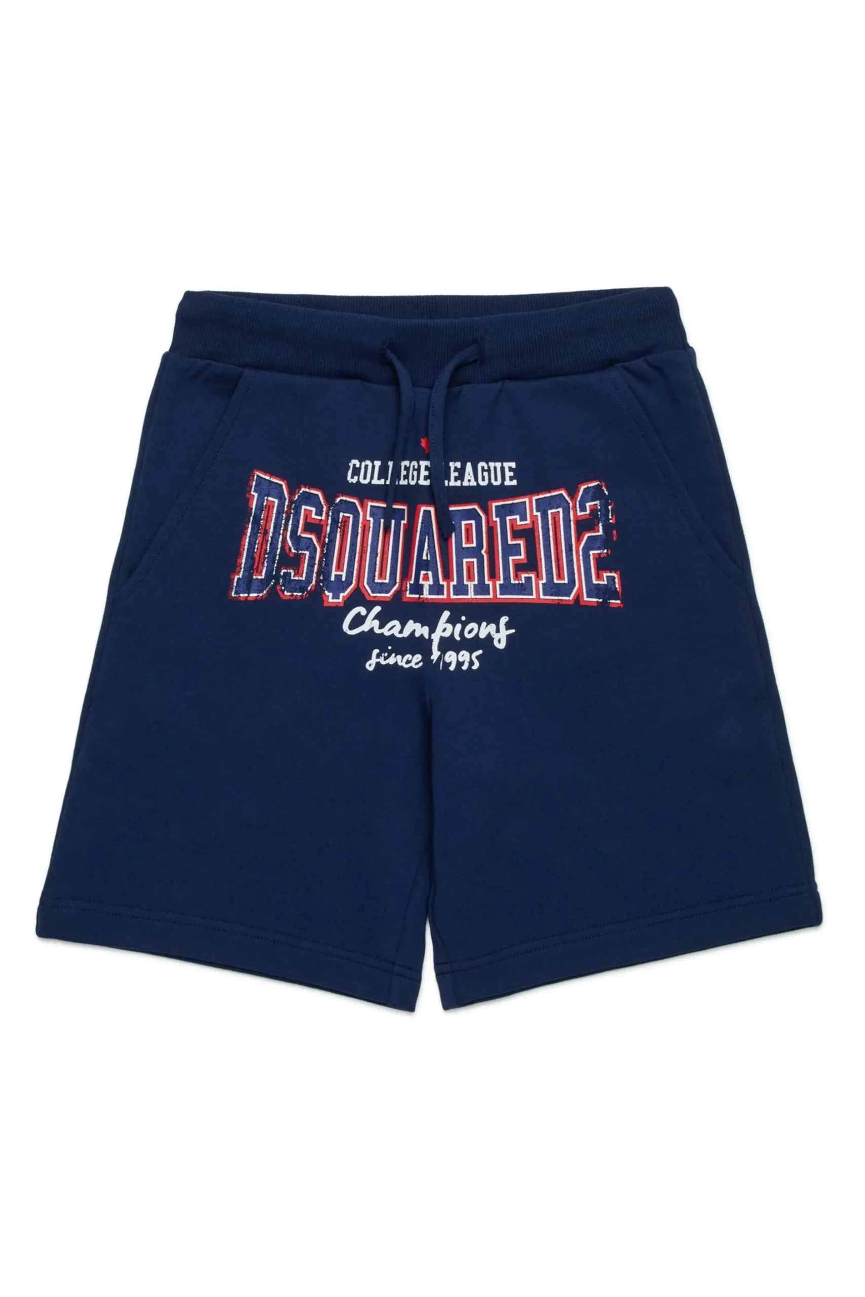 DSQUARED2 Shorts in felpa con stampa college | Bambino Shorts | Activewear