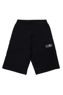 MM6 MAISON MARGIELA Shorts in felpa effetto re-cut | Bambino Shorts | Shorts