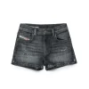 DIESEL Shorts in JoggJeans® nero effetto used | Shorts