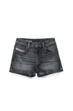 DIESEL Shorts in JoggJeans® nero effetto used | Shorts