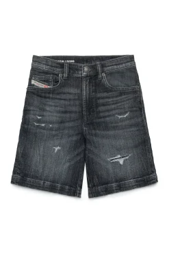 DIESEL Shorts in JoggJeans® nero effetto used | Bambino Shorts