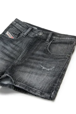 DIESEL Shorts in JoggJeans® nero effetto used | Shorts