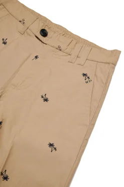 N°21 Shorts in popeline allover Palms | Bambino Shorts