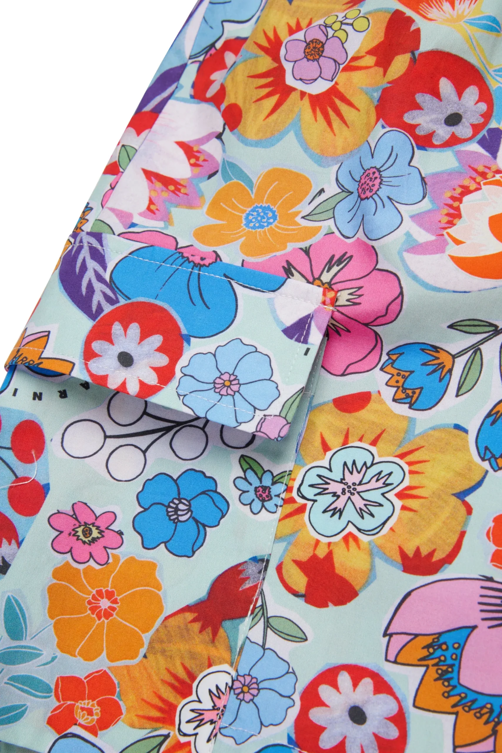 MARNI Shorts in popeline allover Holiday | Shorts