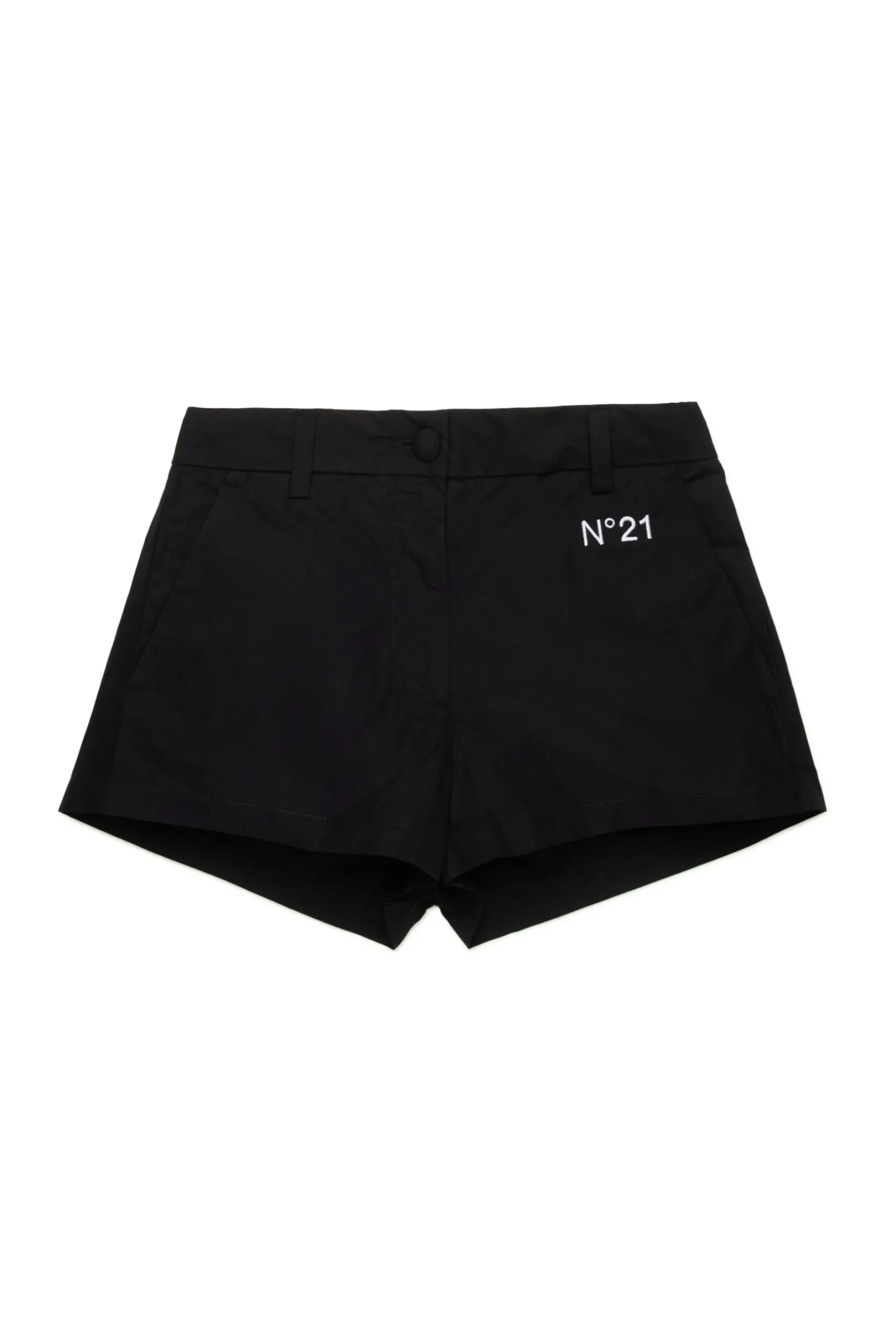 N°21 Shorts in popeline con logo | Shorts