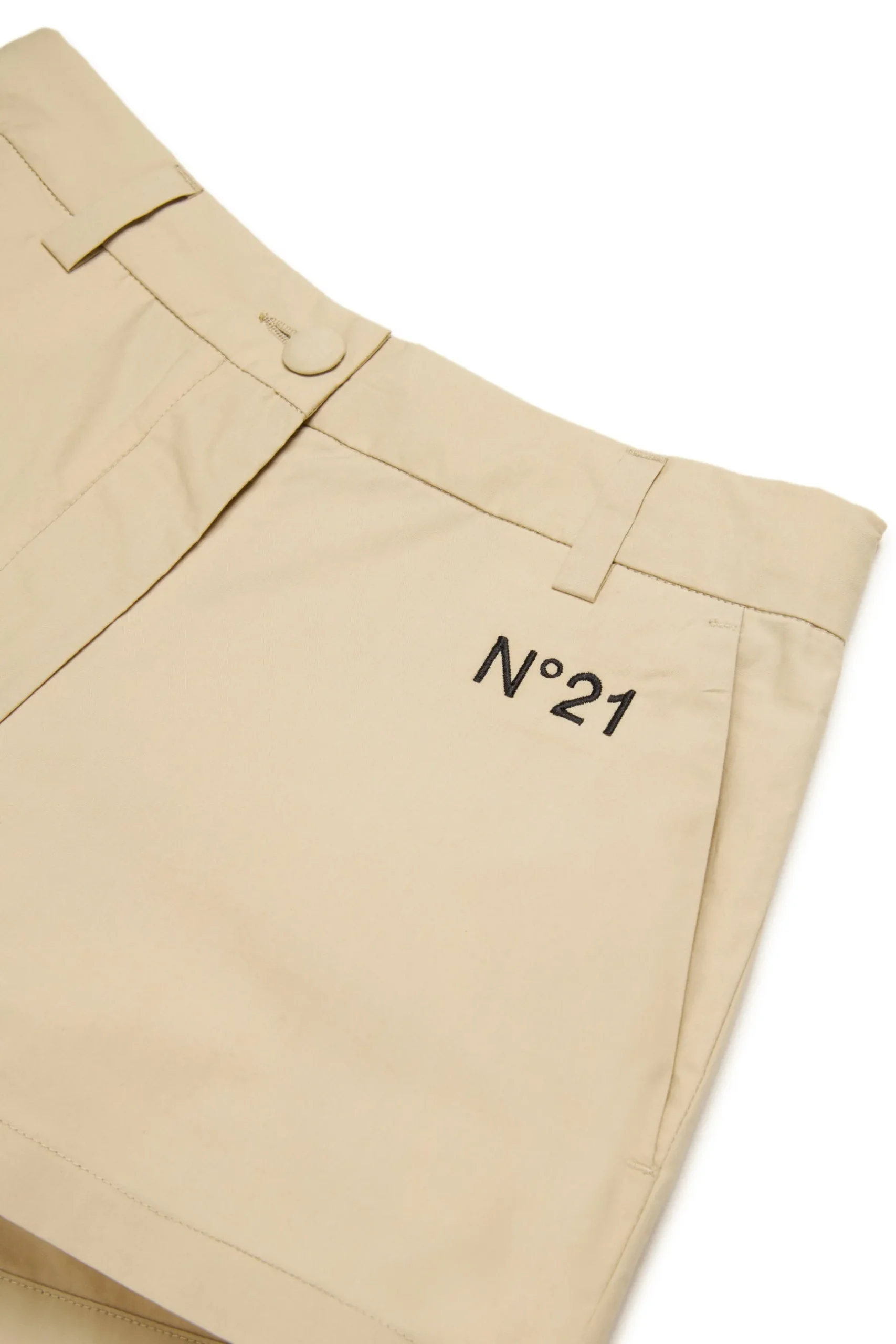 N°21 Shorts in popeline con logo | Shorts