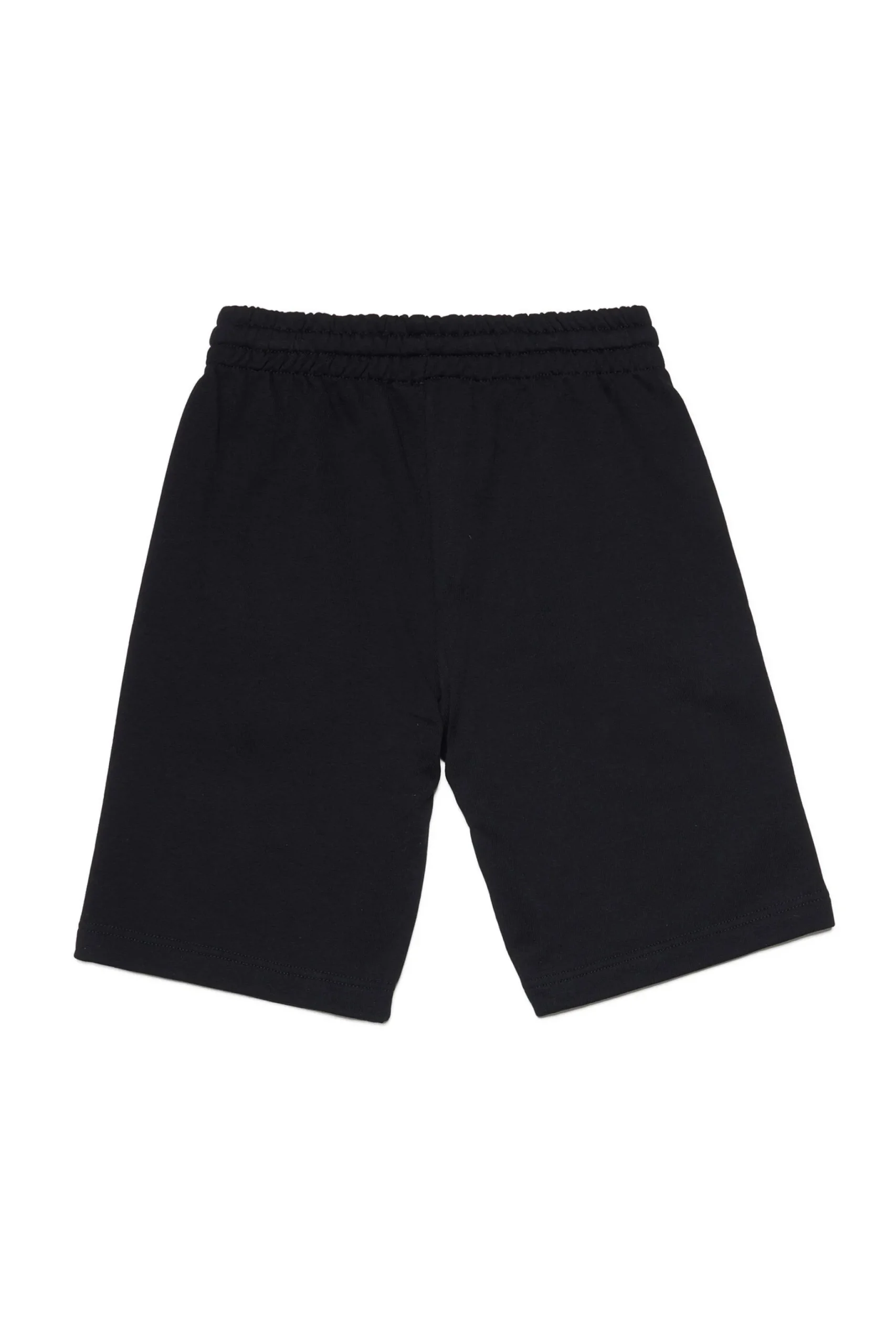 N°21 Shorts neri in felpa con logo | Bambino Shorts