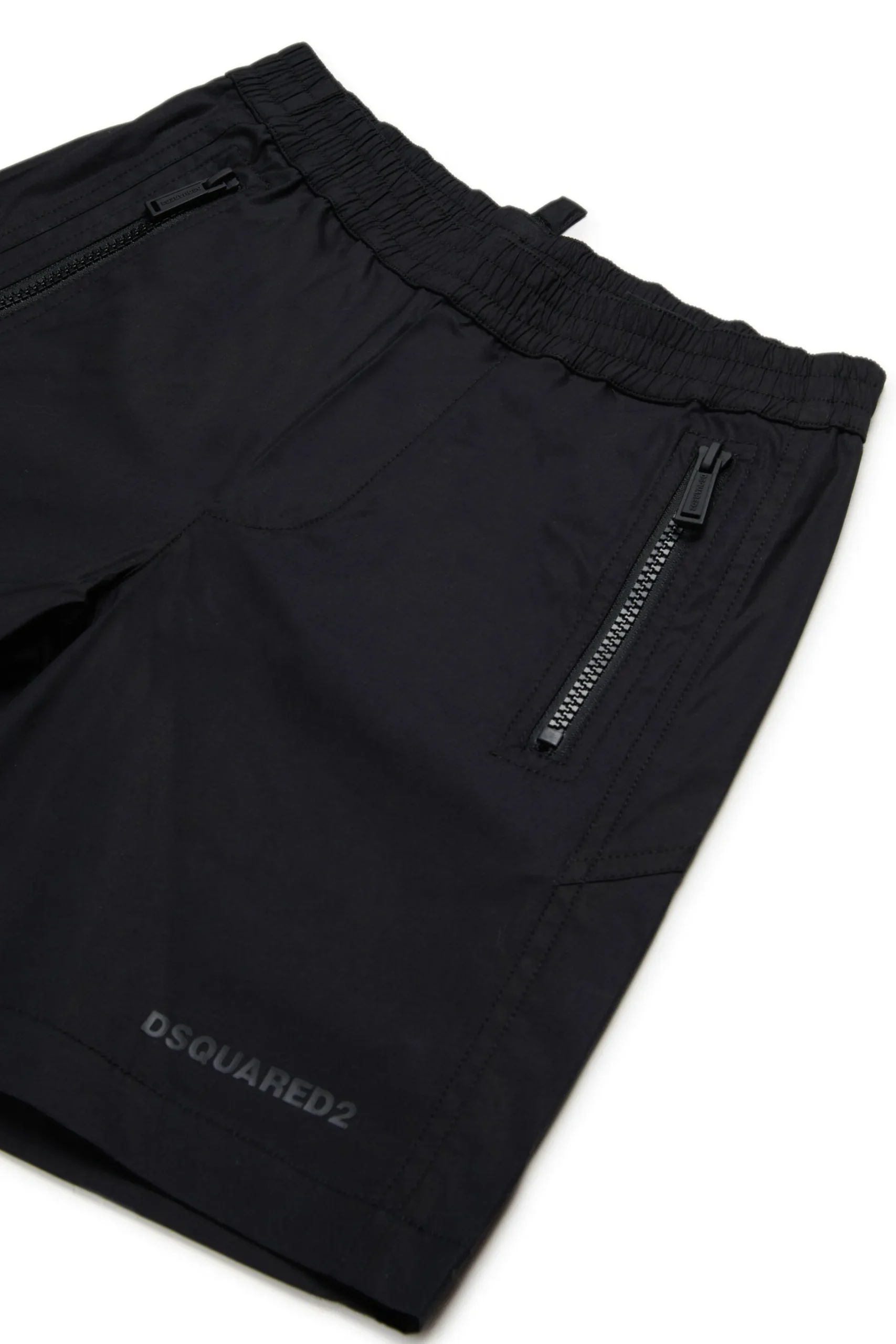 DSQUARED2 Shorts stile tennis in cotone tecnico | Bambino Shorts | Activewear
