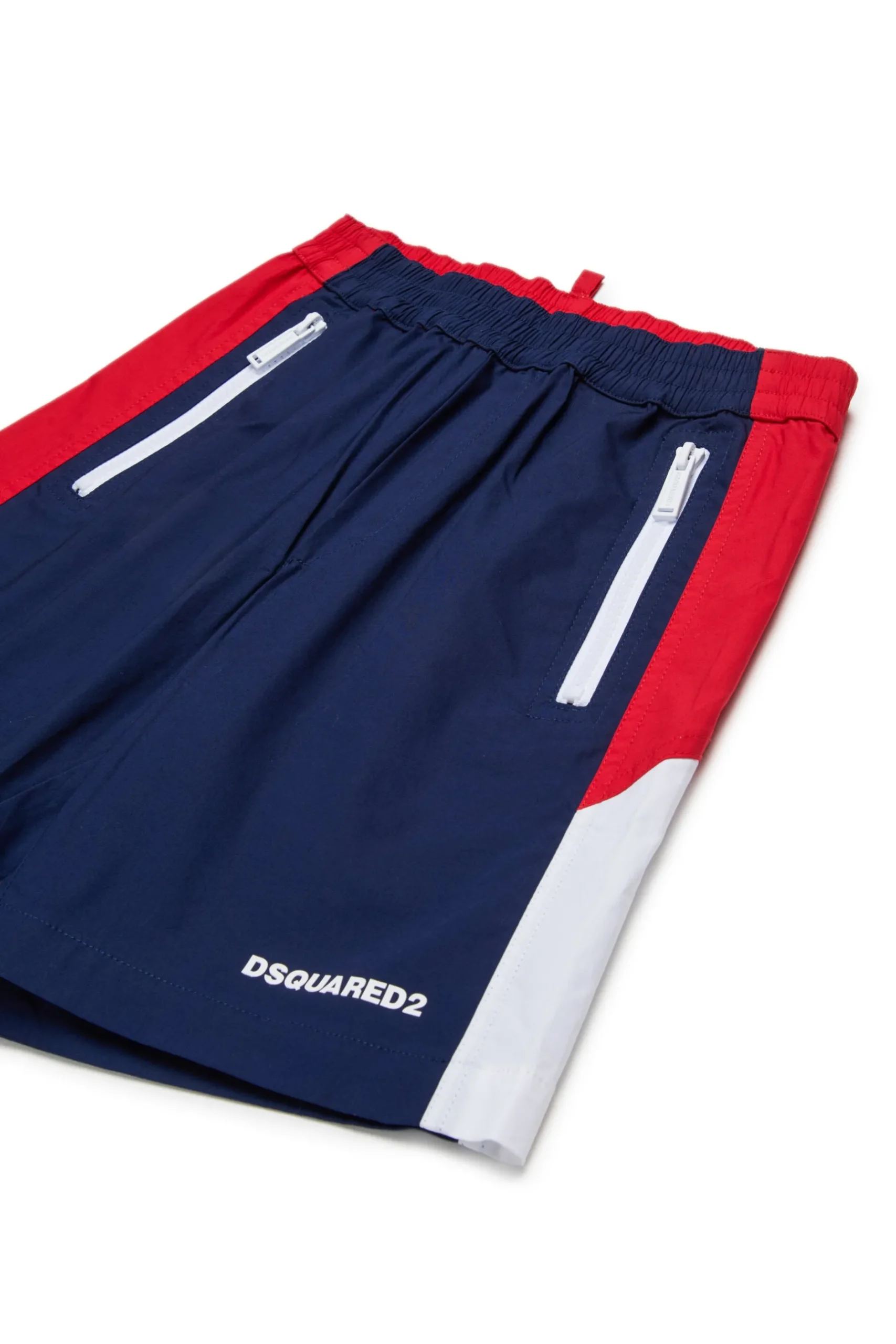 DSQUARED2 Shorts stile tennis in cotone tecnico | Bambino Shorts | Activewear