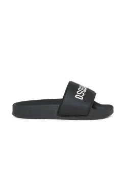 DSQUARED2 Slide slippers with logo | Bambino Sandali E Ciabatte | Ciabatte E Sandali