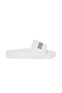 DSQUARED2 Slide slippers with logo | Bambino Sandali E Ciabatte | Ciabatte E Sandali
